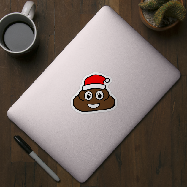 christmas poo emoji by B0red